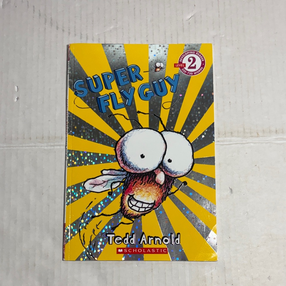 Scholastic Super Fly Guy - Yellow & Silver Holographic Cover